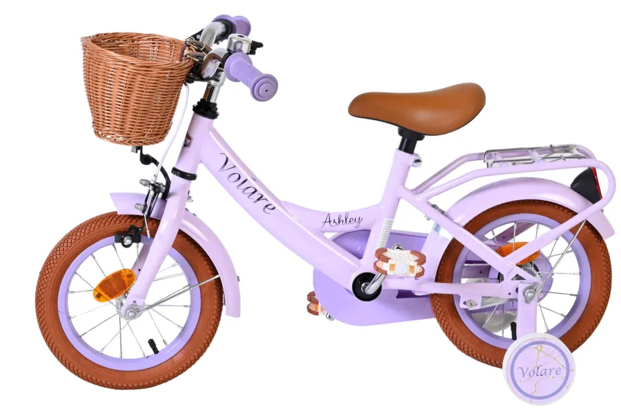 Volare Ashley Kinderfiets – Meisjes – 12 inch – Lila — foto 9