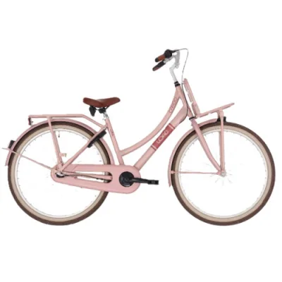 Bikefun Load 26″ meisjesfiets 3 versnellingen remnaaf mat roze 2026
