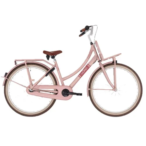 Bikefun Load 26″ meisjesfiets 3 versnellingen remnaaf mat roze 2026