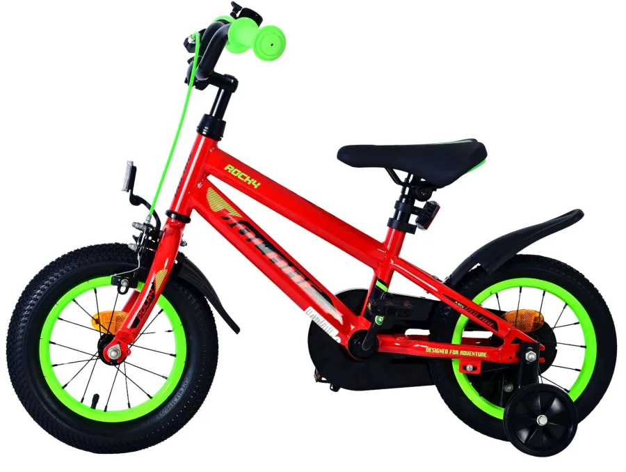 Volare Rocky Kinderfiets – Jongens – 12 inch – Rood – Twee handremmen — foto 7