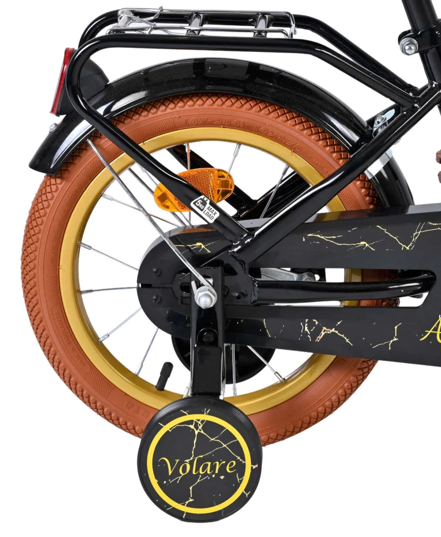 Volare Ashley Kinderfiets – Meisjes – 14 inch – Zwart — foto 2