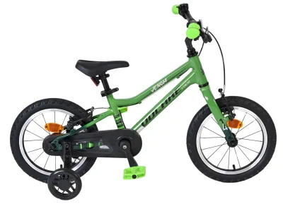Volare Venom Kinderfiets – Jongens – 14 inch – Groen – Twee handremmen