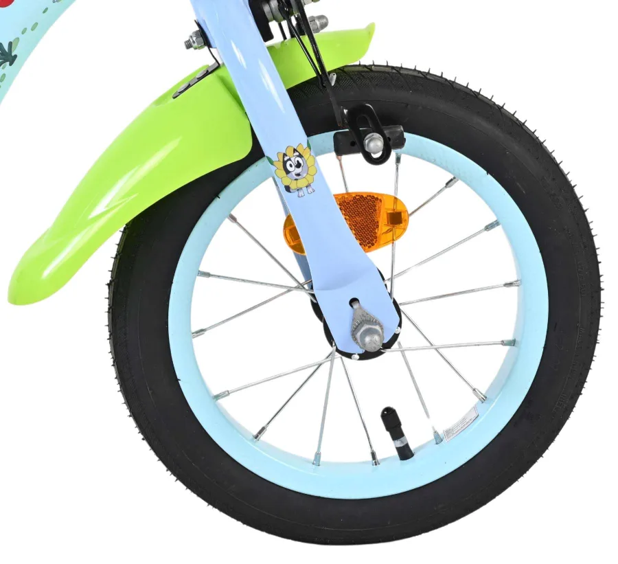 Bluey Kinderfiets 12 inch – Lichtblauw – Twee handremmen — foto 3