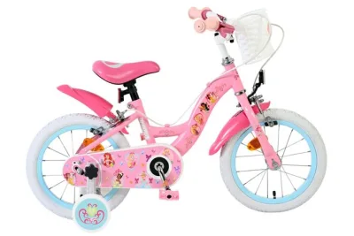 Magic Royals Kinderfiets – Meisjes – 14 inch – Roze – Twee handremmen