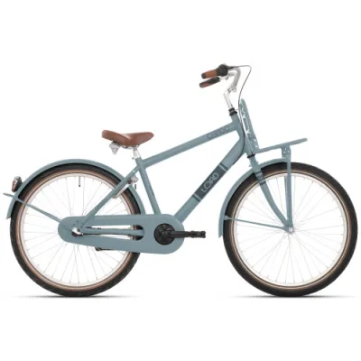 Bikefun Load 24″ jongensfiets met 3 versnellingen remnaaf mat blauw