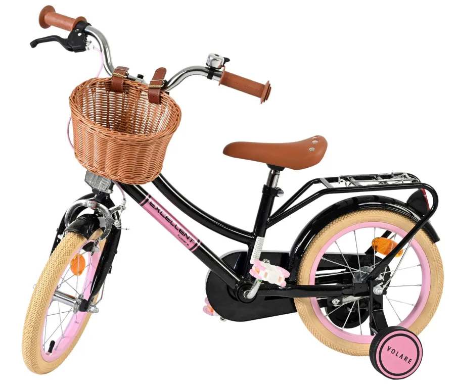 Volare Excellent Kinderfiets – Meisjes – 14 inch – Zwart — foto 10