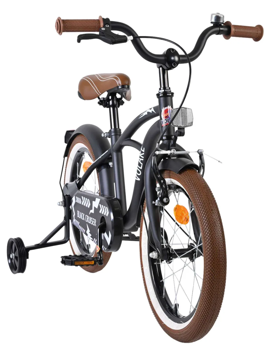 Volare Black Cruiser Kinderfiets – Jongens – 16 inch – Zwart — foto 7