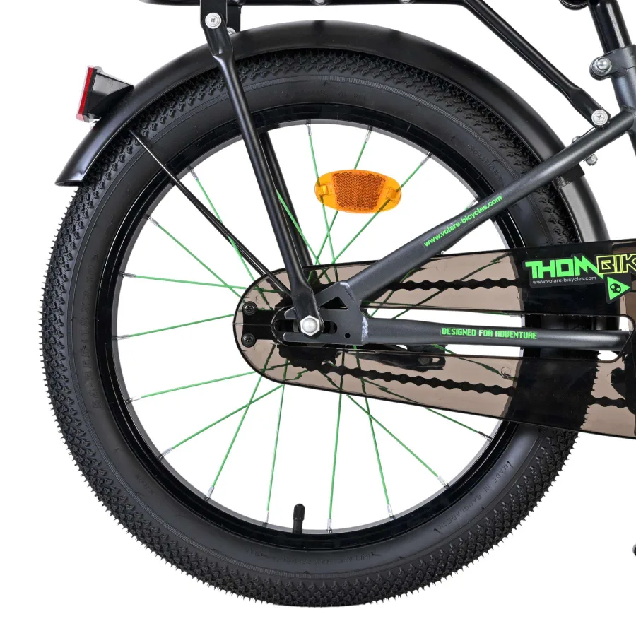 Volare Thombike Kinderfiets – Jongens – 18 inch – Groen Grijs — foto 2