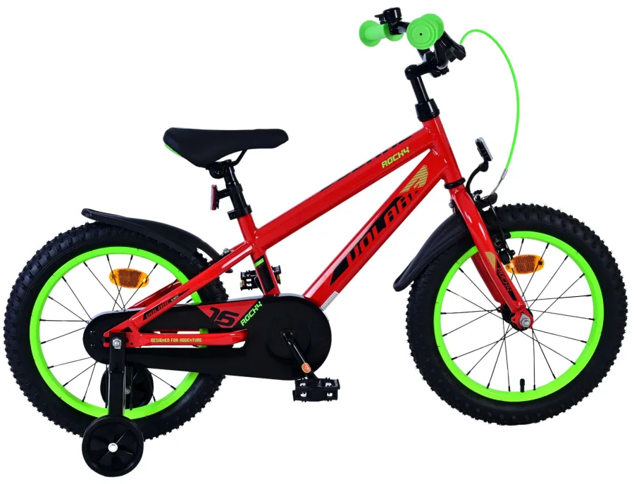 Volare Rocky Kinderfiets – Jongens – 16 inch – Rood