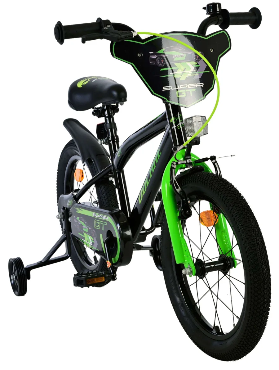 Volare Super GT Kinderfiets – Jongens – 16 inch – Groen — foto 12
