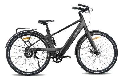 Vogue Nova 3 speed automatic Mat black Gates Belt snaar man