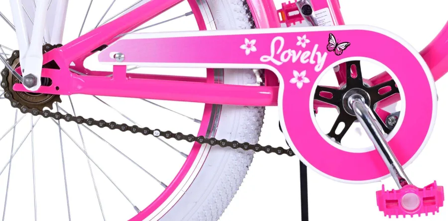 Volare Lovely Kinderfiets – Meisjes – 20 inch – Roze – Twee handremmen — foto 14