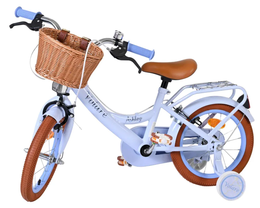 Volare Ashley Kinderfiets – Meisjes – 14 inch – Pastel Blauw – Twee Handremmen — foto 10