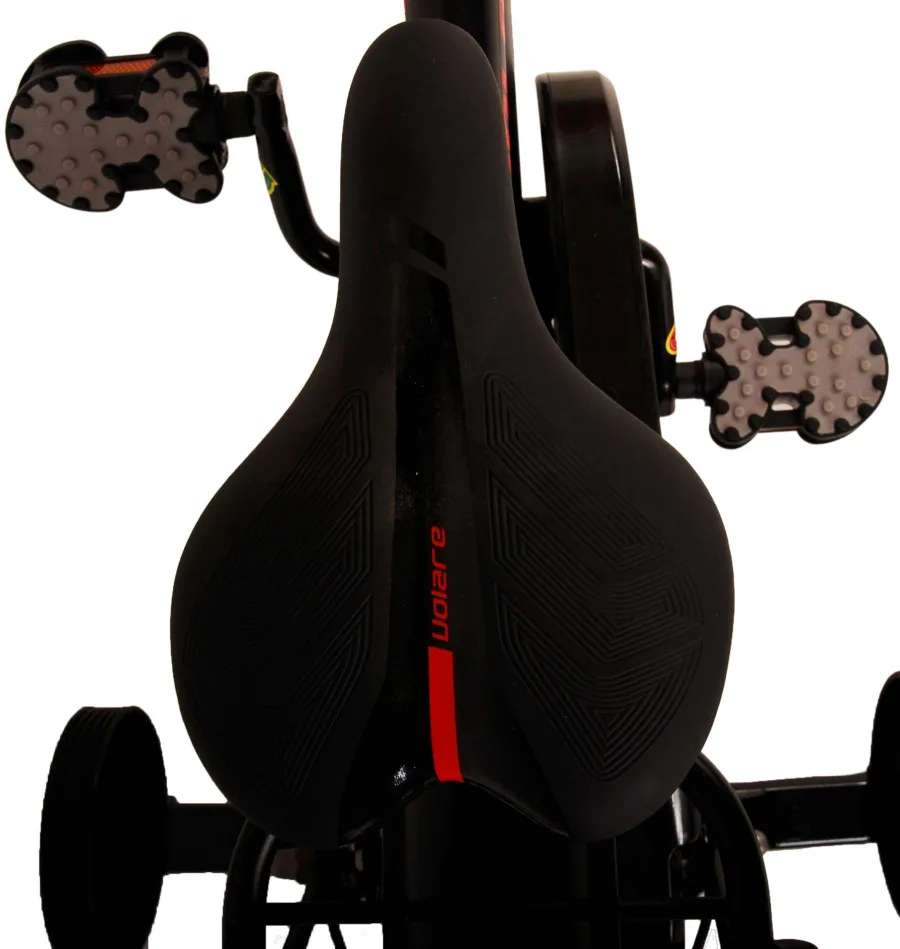 Volare Thombike Kinderfiets – Jongens – 12 inch – Zwart Rood — foto 16