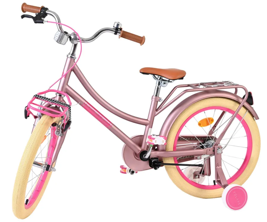 Volare Excellent Kinderfiets – Meisjes – 18 inch – Mat Roze — foto 10