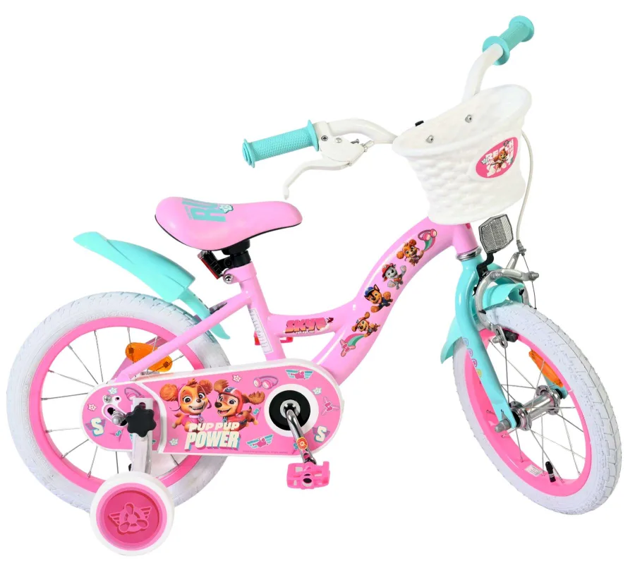 Paw Patrol Kinderfiets – Meisjes – 14 inch – Roze — foto 12