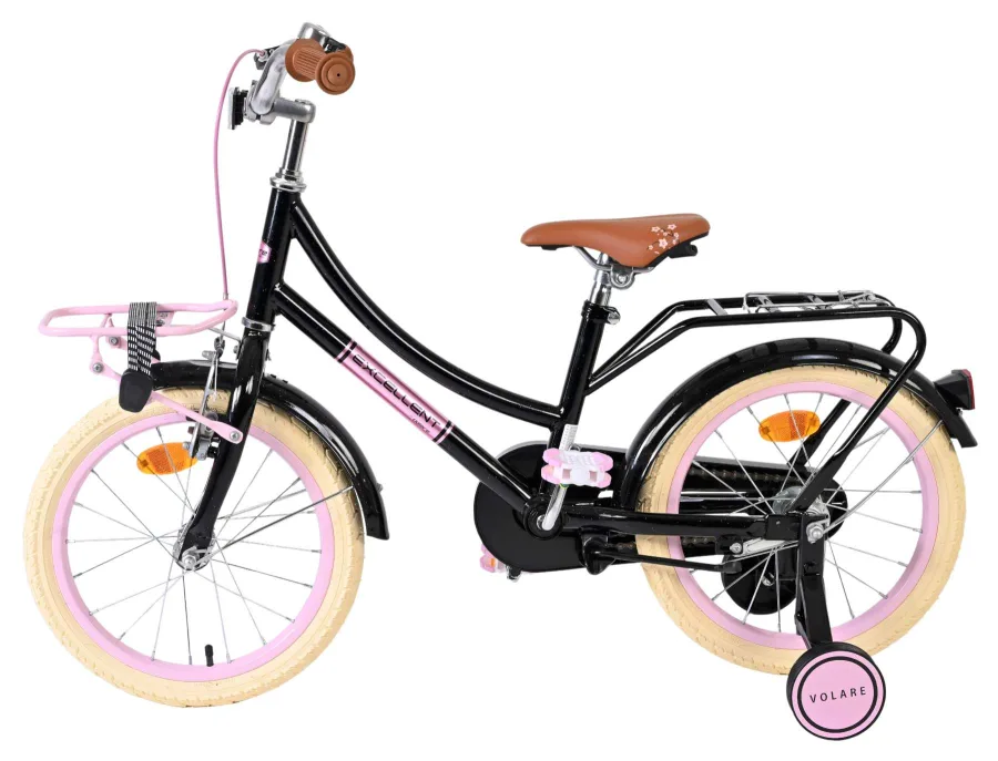 Volare Excellent Kinderfiets – Meisjes – 16 inch – Zwart – 95% afgemonteerd — foto 9