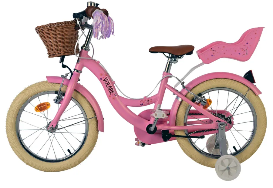 Volare Blossom Kinderfiets – Meisjes – 16 inch – Roze – Twee Handremmen — foto 10