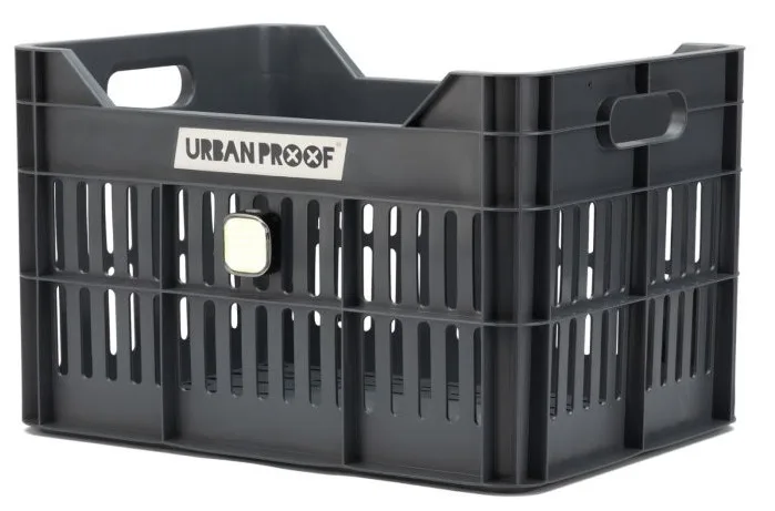 Gerecyclede Fietskrat Urban Proof Click 30 Liter As grijs — foto 10