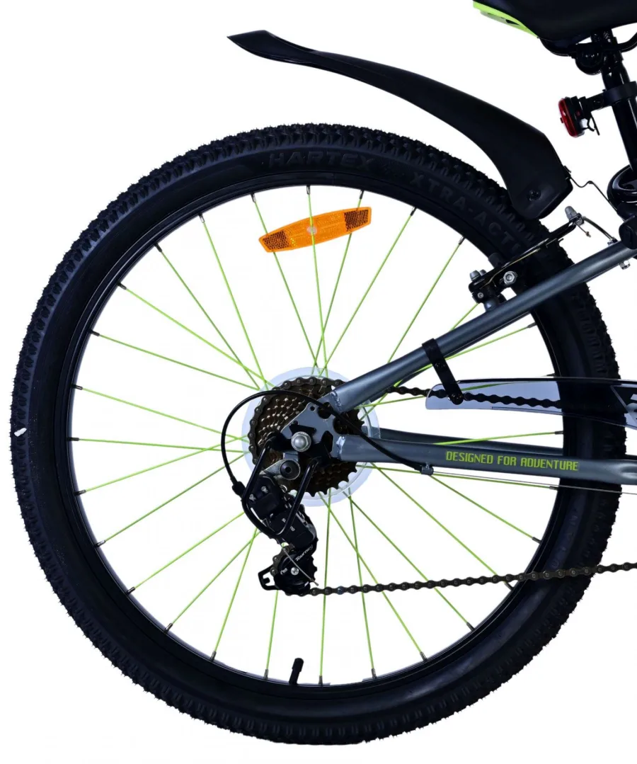 Volare Rocky Kinderfiets – 24 inch – Groen – 7 speed — foto 3