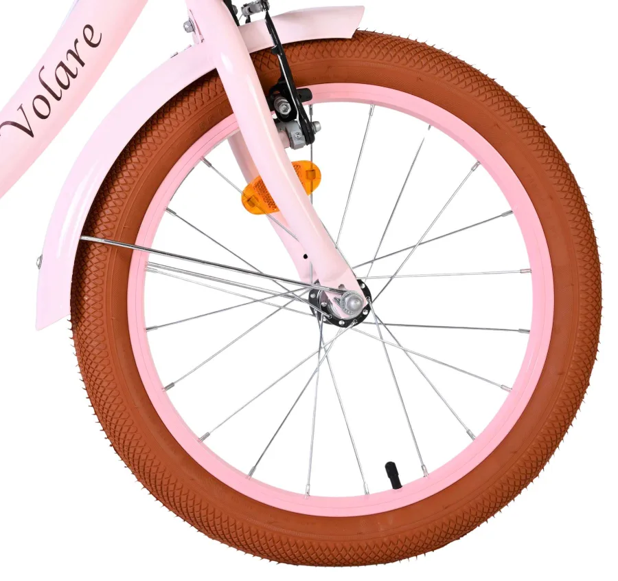Volare Ashley Kinderfiets - Meisjes - 18 inch - Roze - Twee handremmen — foto 3