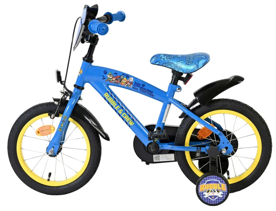Paw Patrol -Rubble & Crew - Kinderfiets - Jongens - 14 inch - Blauw — foto 7