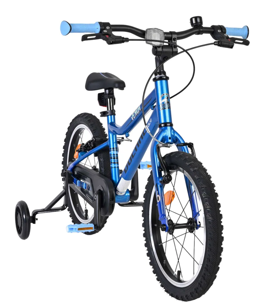 Volare Venom Kinderfiets – Jongens – 16 inch – Blauw- Twee Handremmen — foto 7
