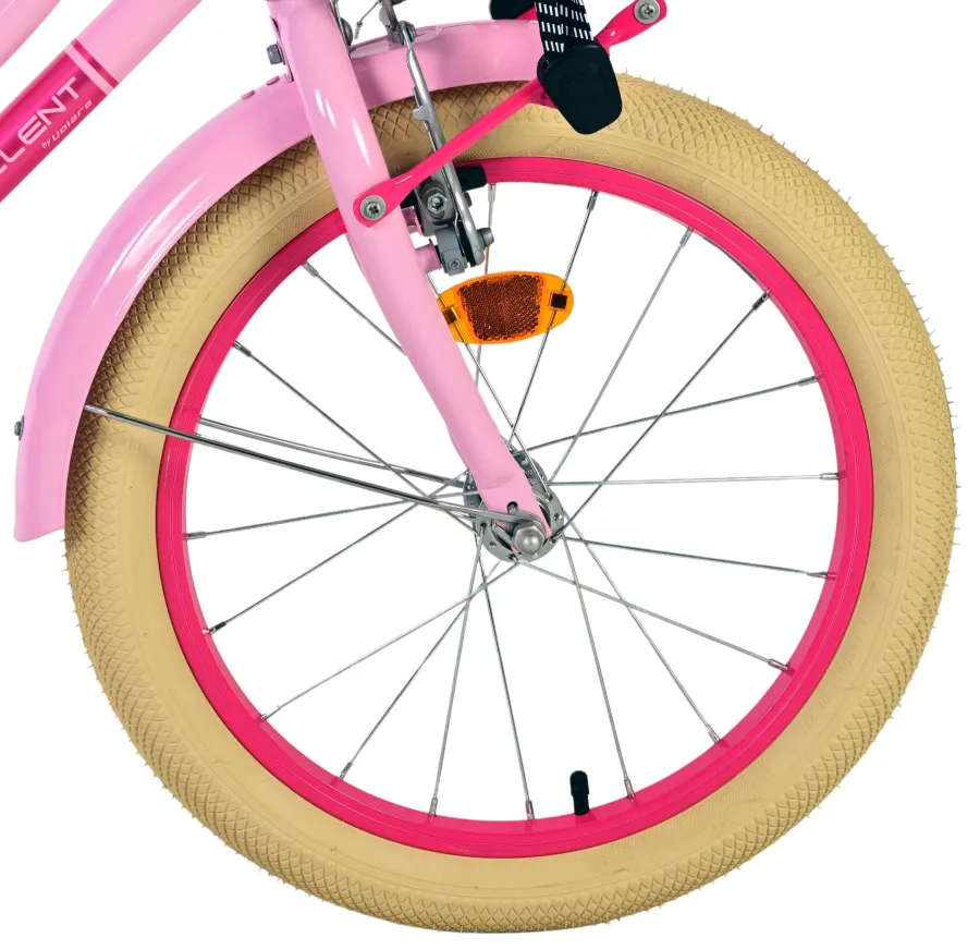 Volare Excellent Kinderfiets – Meisjes -18 inch – Roze – 95% afgemonteerd — foto 3