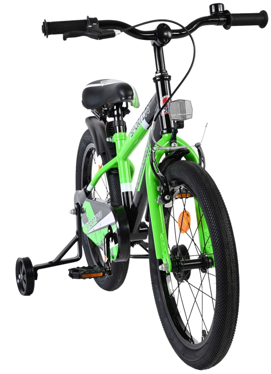 Volare Sportivo Kinderfiets – Jongens – 18 inch – Groen Zwart — foto 7
