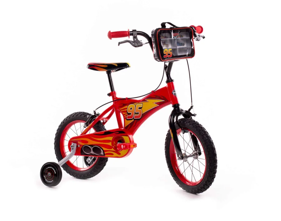 Disney Cars Kinderfiets – Jongens – 14 inch – Rood – Twee handremmen — foto 2