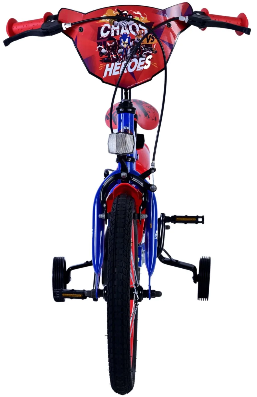 Turbo Crew Kinderfiets – Jongens – 16 inch – Blauw Rood – Twee handremmen — foto 7