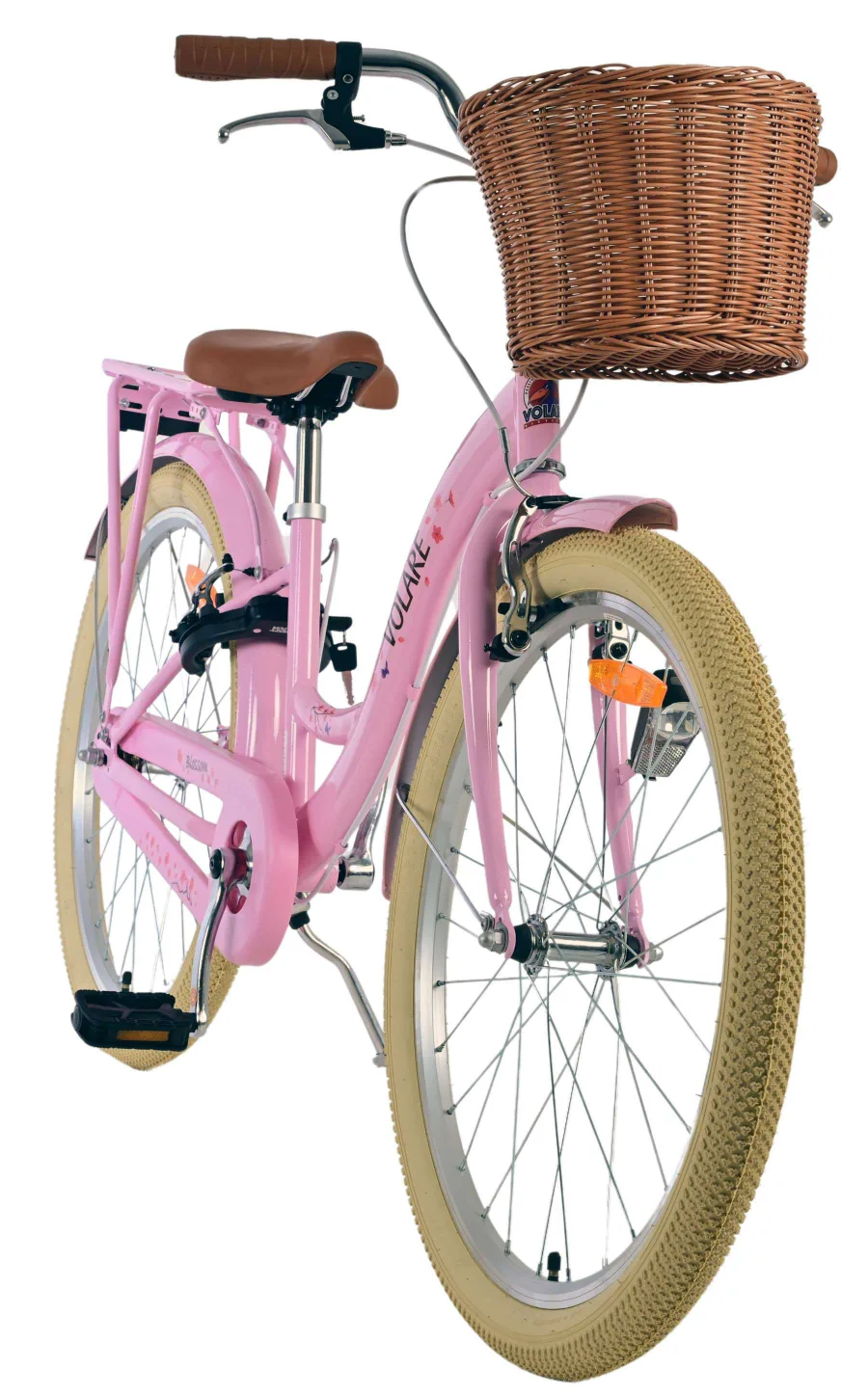 Volare Blossom Kinderfiets – Meisjes – 24 inch – Roze – Twee handremmen — foto 7