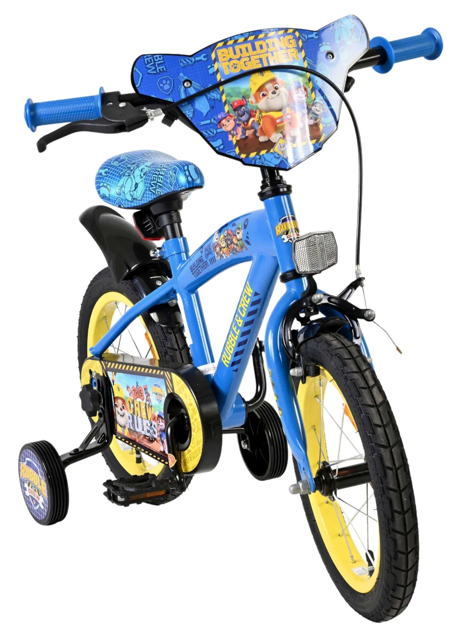 Paw Patrol -Rubble & Crew - Kinderfiets - Jongens - 14 inch - Blauw — foto 5