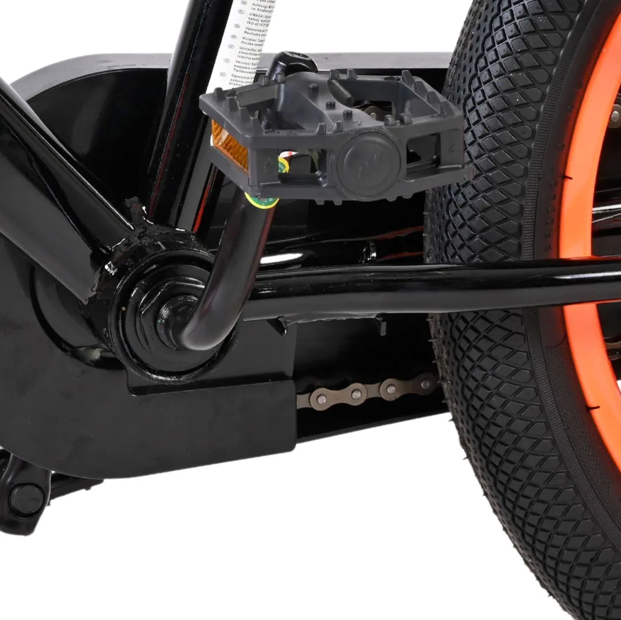 Volare Strike Kinderfiets – Jongens – 16 inch – Zwart Oranje — foto 10