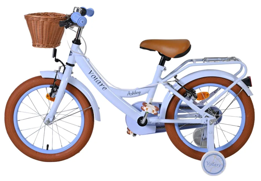Volare Ashley Kinderfiets - Meisjes - 16 inch - Pastel Blauw- Twee Handremmen — foto 7