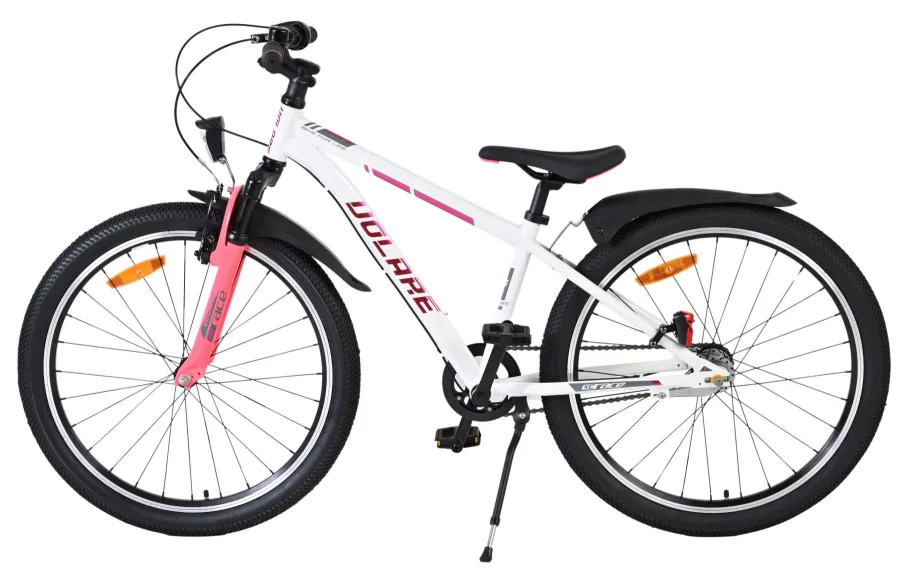 Volare XC Race Kinderfiets – 24 inch – Nexus 3 – Wit/Roze — foto 11