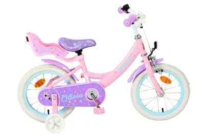 Volare Olivia Kinderfiets – Meisjes – 14 inch – Roze