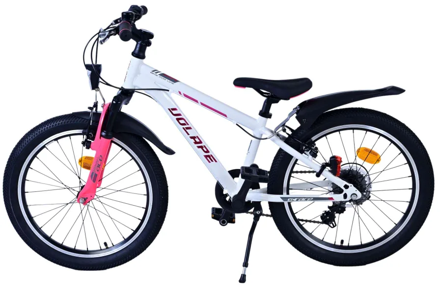 Volare XC Race Kinderfiets – 20 inch – 7 speed – Wit Roze — foto 11