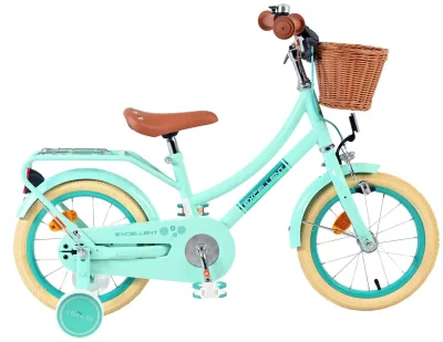 Volare Excellent Children's bike – Girls – 14 inch – Green