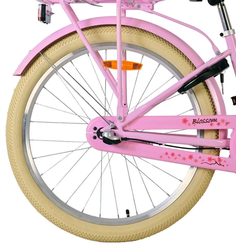 Volare Blossom Kinderfiets – Meisjes – 24 inch – Roze – 3 Versnellingen — foto 2
