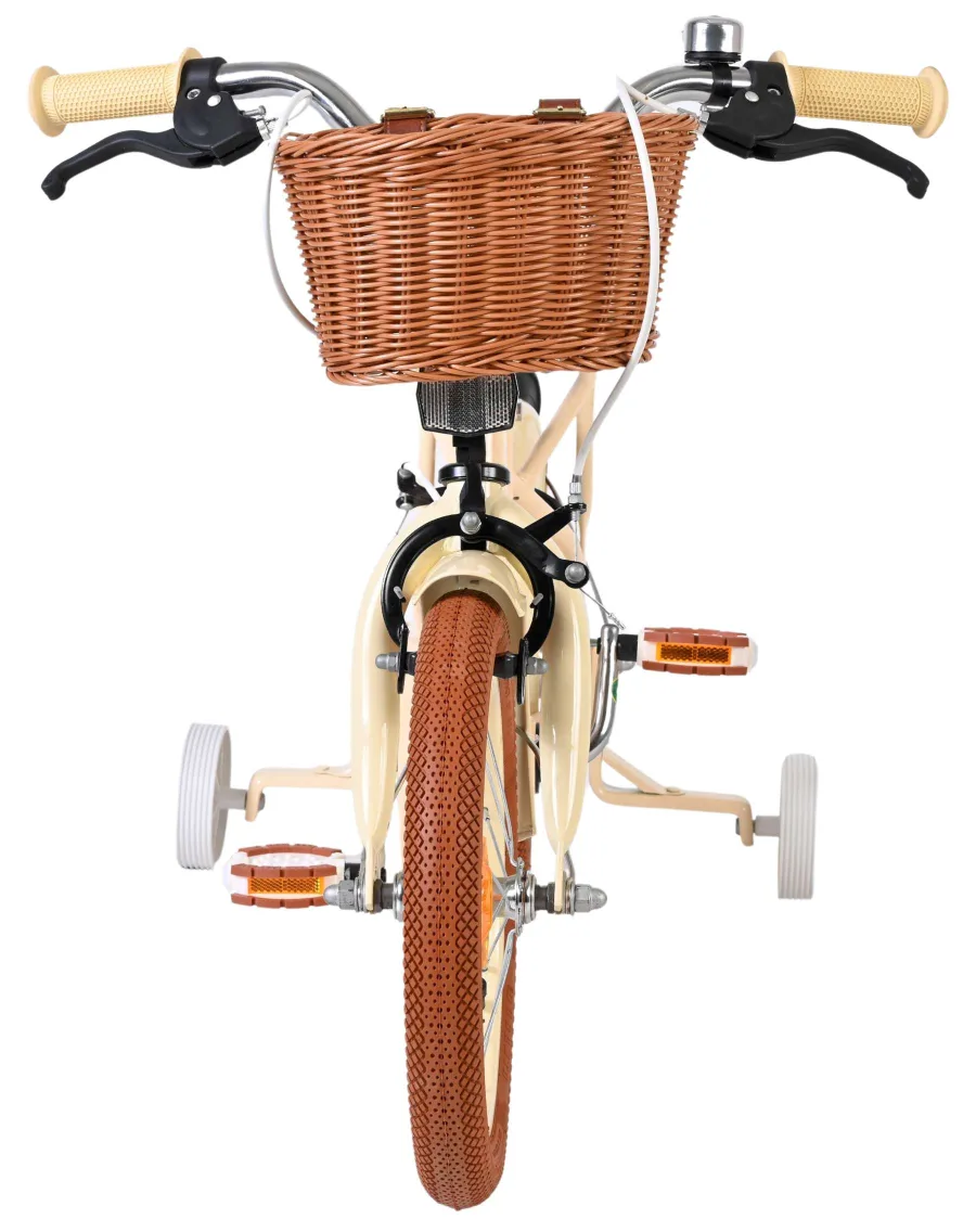 Volare Ashley Kinderfiets – Meisjes – 14 inch – Creme – Twee Handremmen — foto 6