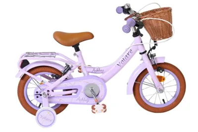 Volare Ashley Kinderfiets – Meisjes – 12 inch – Lila – Twee handremmen