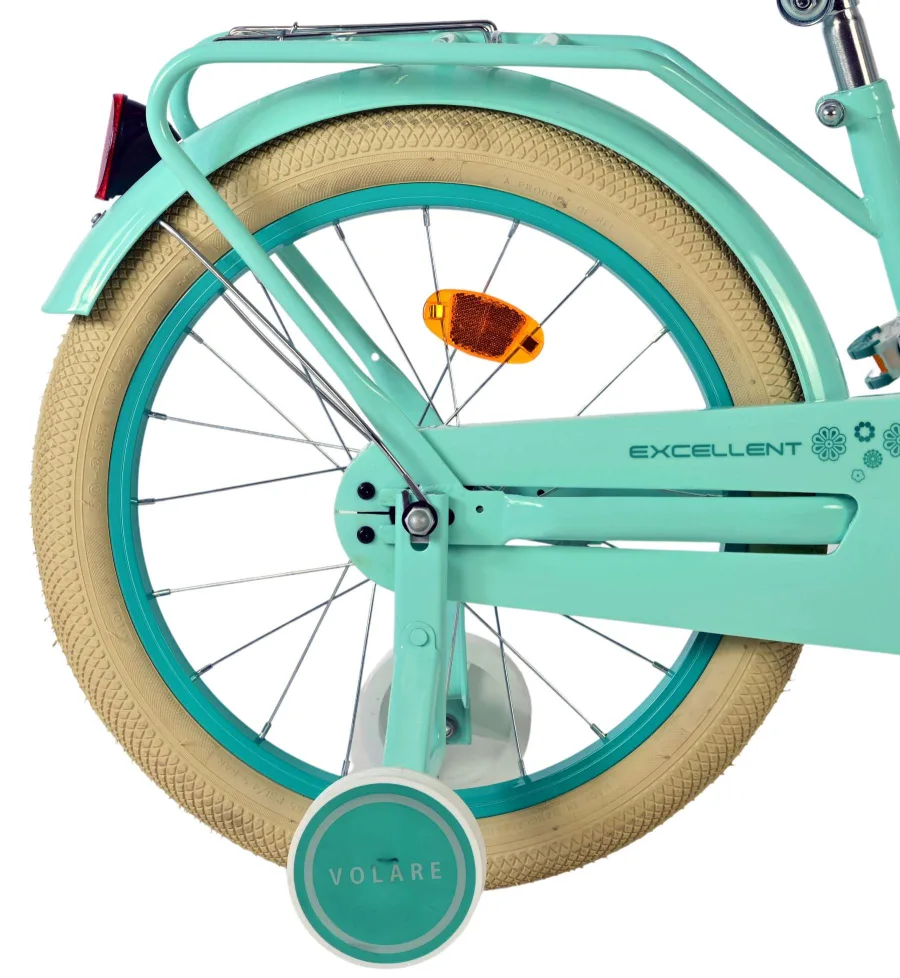 Volare Excellent Kinderfiets – Meisjes – 18 inch – Groen – 95% afgemonteerd — foto 2