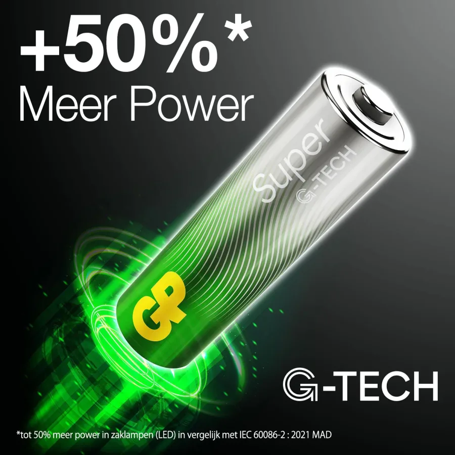 Super Alkaline AA-batterijen 4PK — foto 4