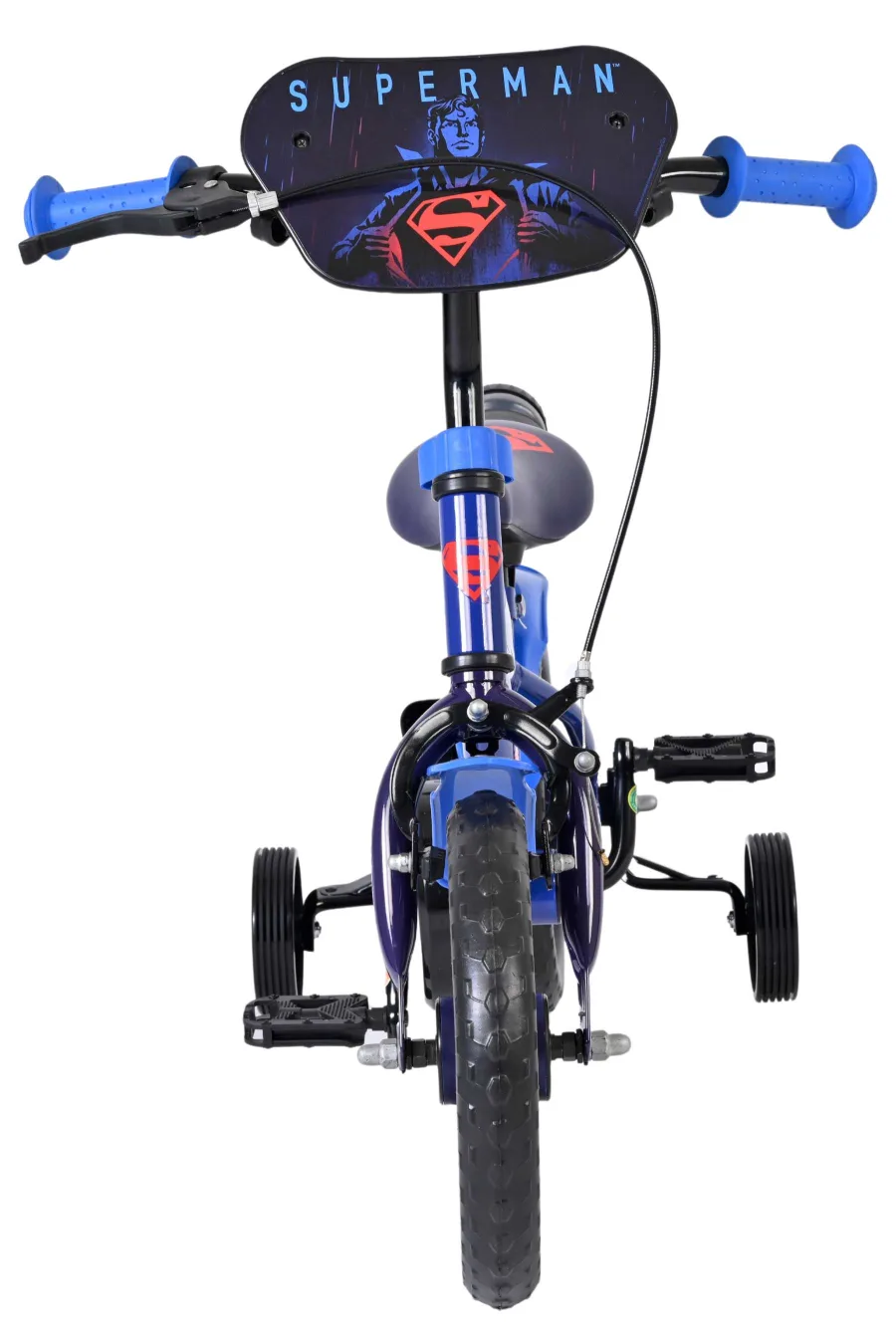 Superman Kinderfiets – Jongens – Mag Wheels – 12 inch – Blauw — foto 7