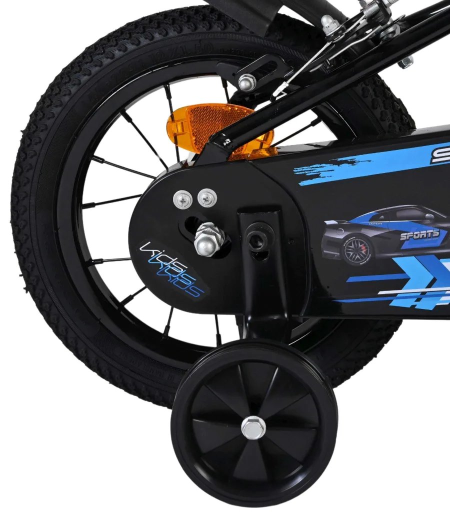 Volare Super GT Kinderfiets – Jongens – 12 inch – Blauw – Twee handremmen — foto 2
