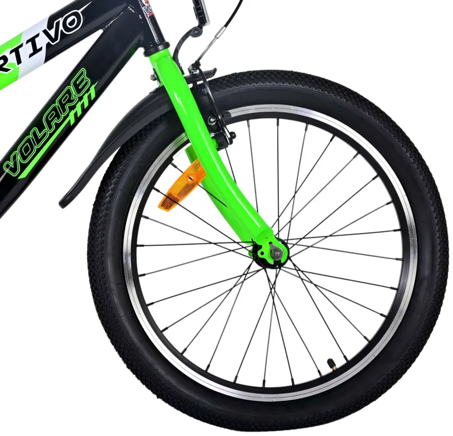 Volare Sportivo Kinderfiets – Jongens – 20 inch – Groen — foto 6