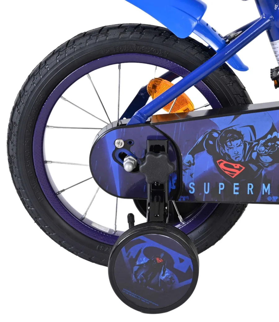 Superman Kinderfiets – Jongens – 14 inch – Blauw — foto 2