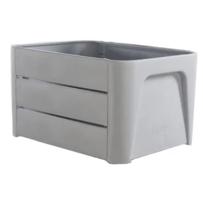 Fietskrat Mirage ‘Klik on Krat’ grijs  24L