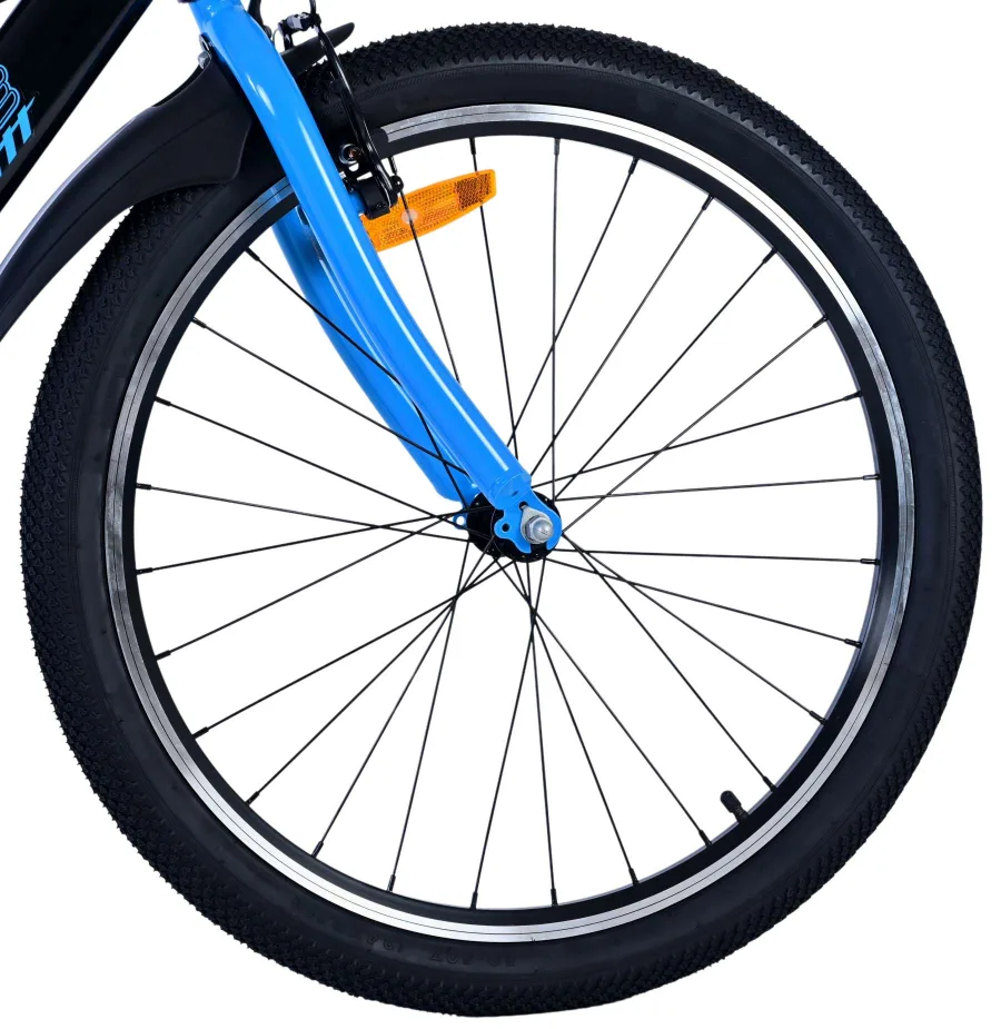 Volare Sportivo Kinderfiets – Jongens – 24 inch – Zwart Blauw – Twee Handremmen — foto 3